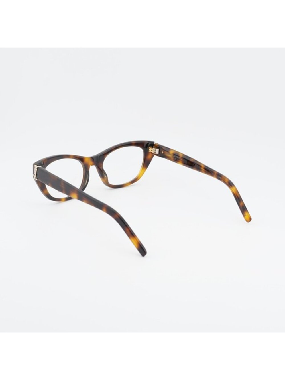 Saint Laurent SLM80 002 Eyeglasses Dark Havana 52mm Cat Eye Frame - Picture 4 of 12